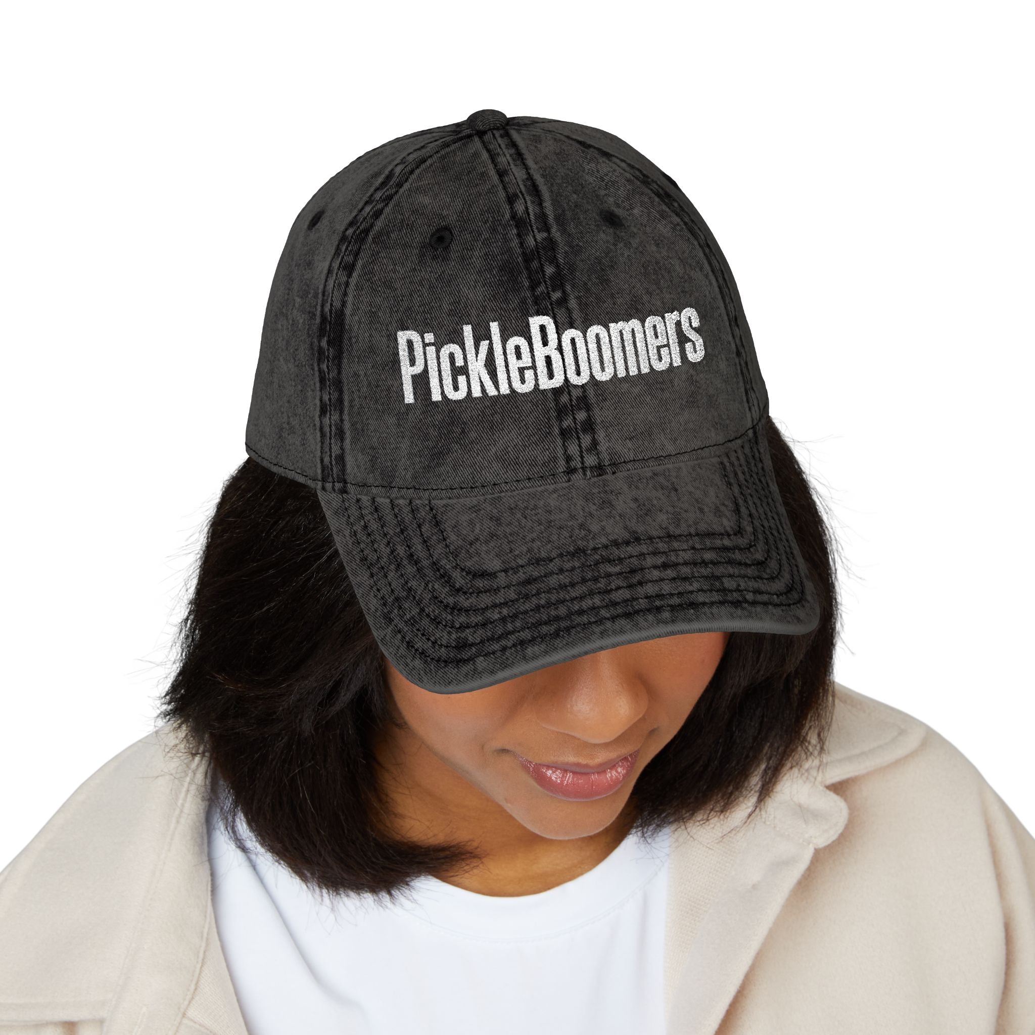 PICKLEBOOMERS™ - Embroidered Logo Cap