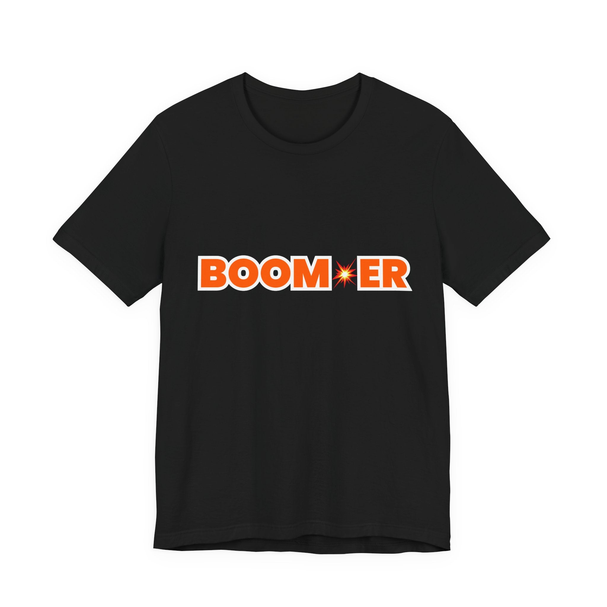 BOOM💥ER Retro T-Shirt — "BOOM💥ER" Logo