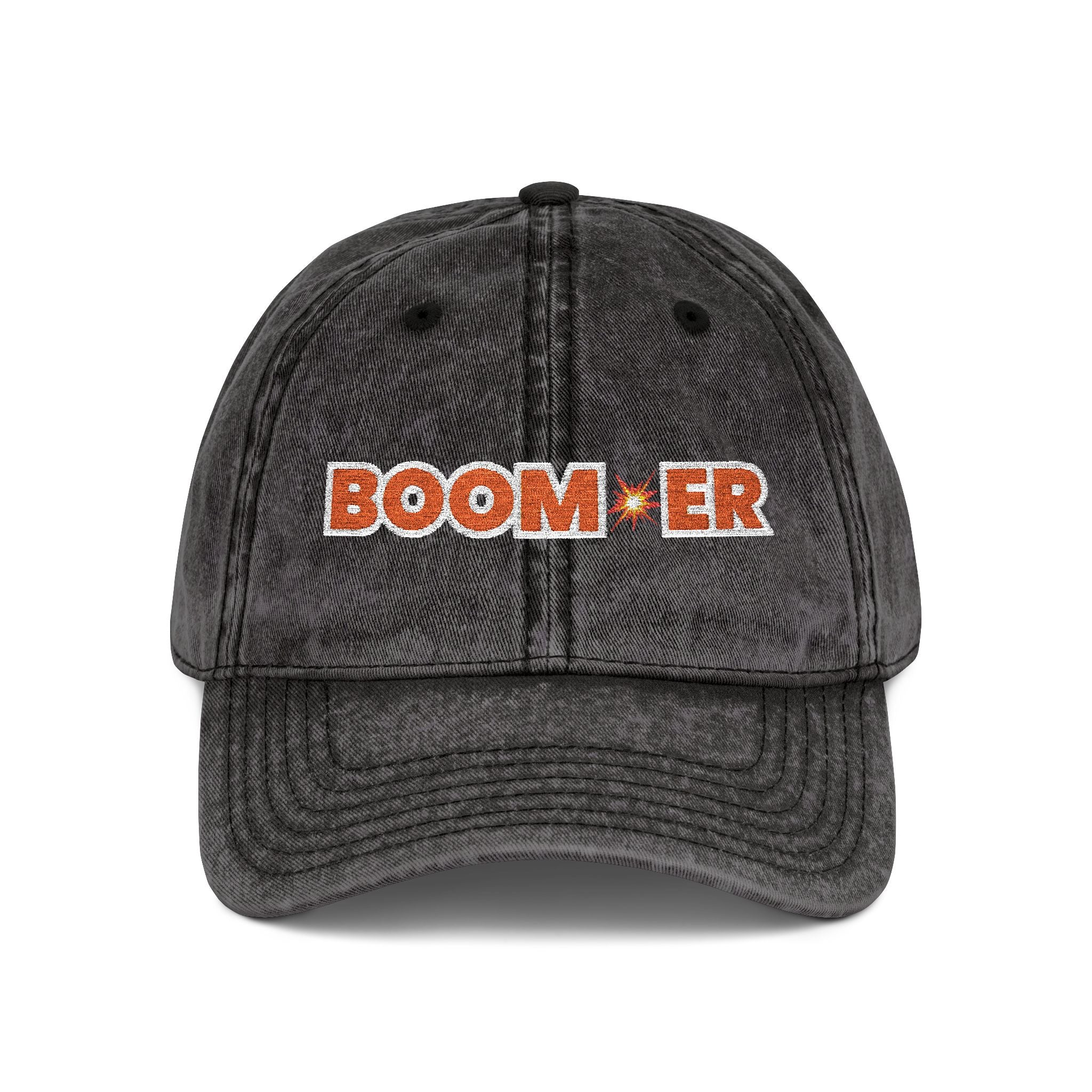 BOOM💥ER - Retro Embroidered Cap