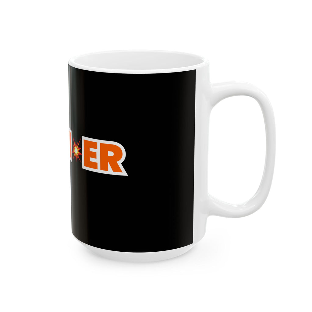 BOOM💥ER Coffee Mug w/White Inside — (11oz & 15oz)