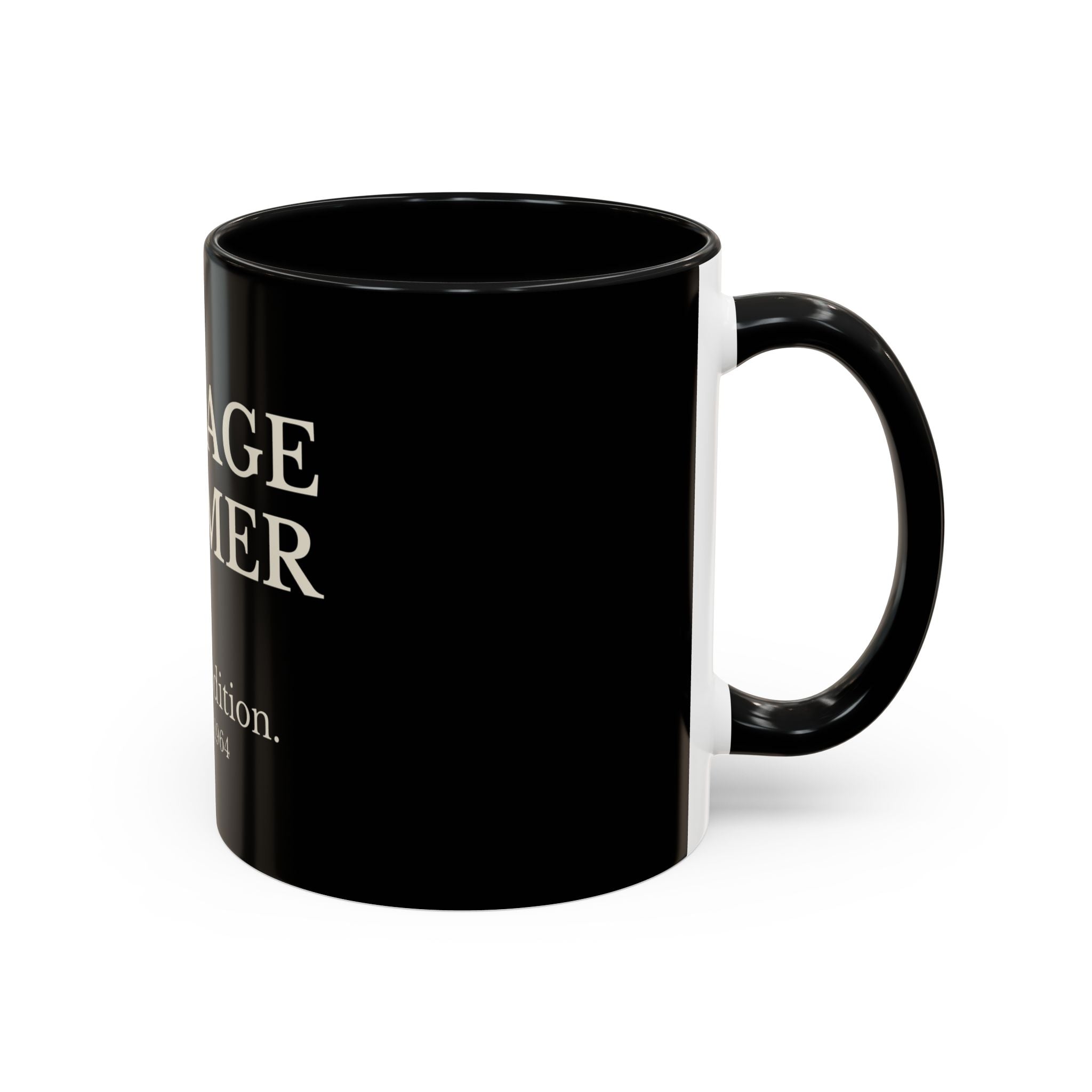 VINTAGE BOOMER - Coffee Mug w/Black Inside — 11/15oz Accent Mug