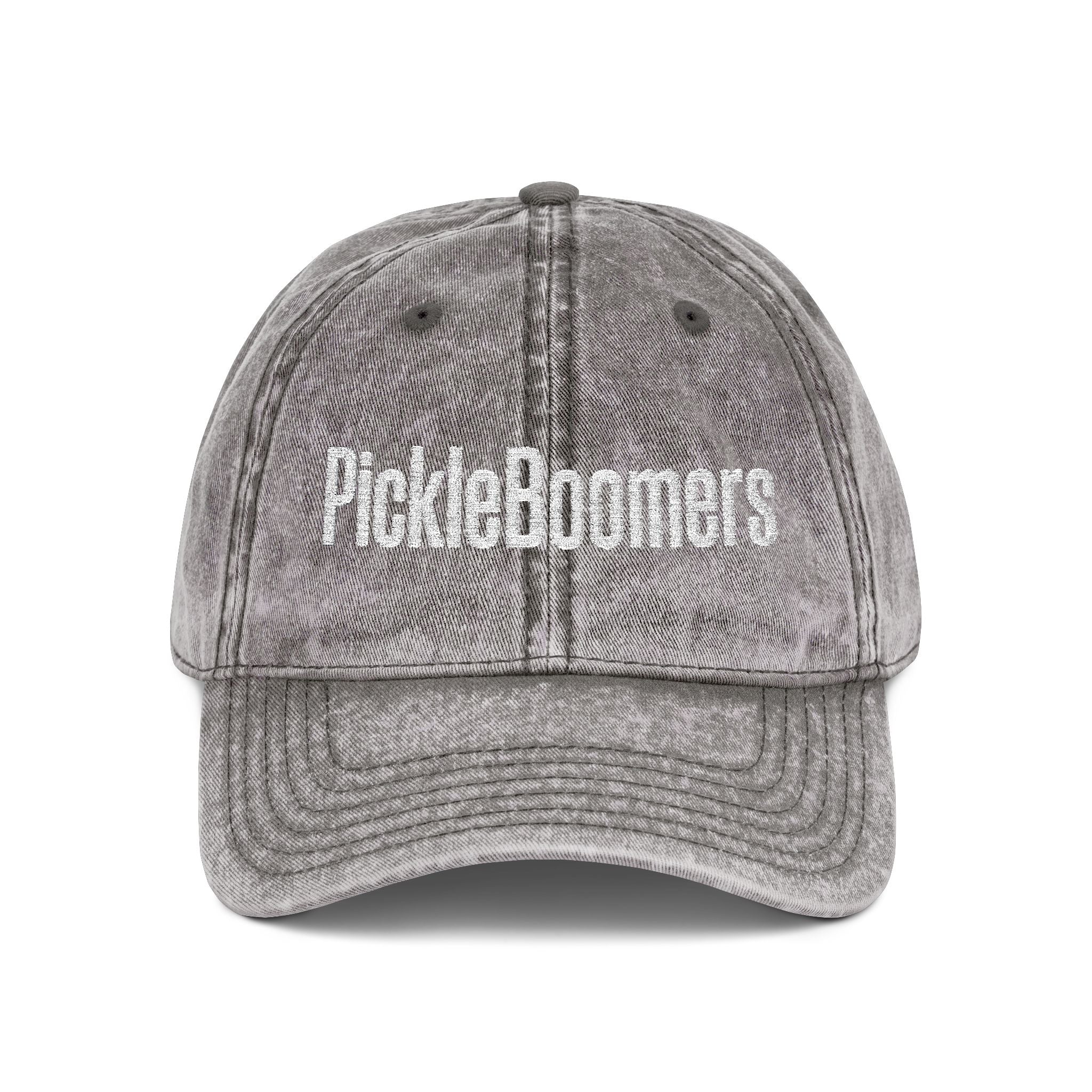 PICKLEBOOMERS™ - Embroidered Logo Cap
