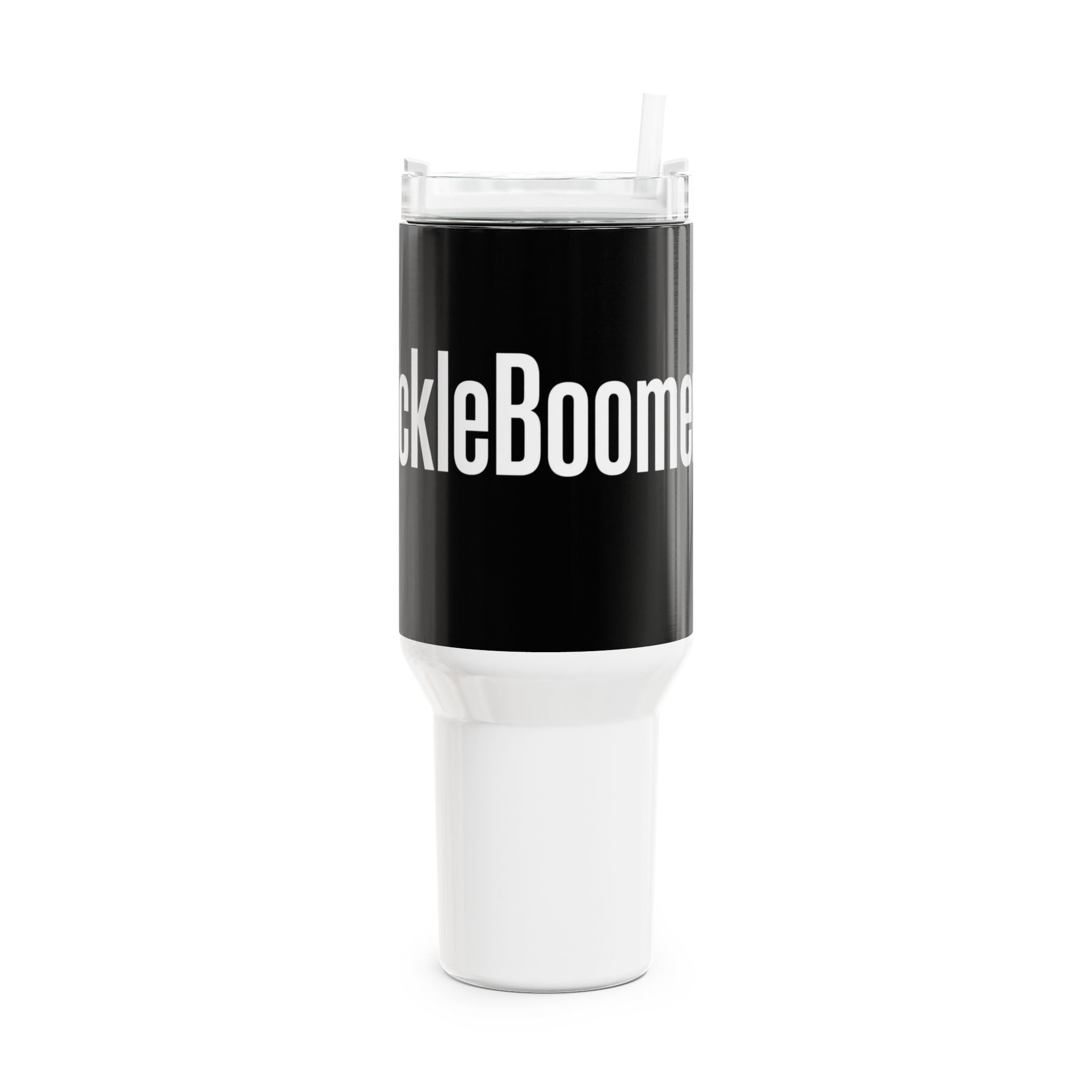 PickleBoomers™ 40oz Travel Tumbler (Black/White)