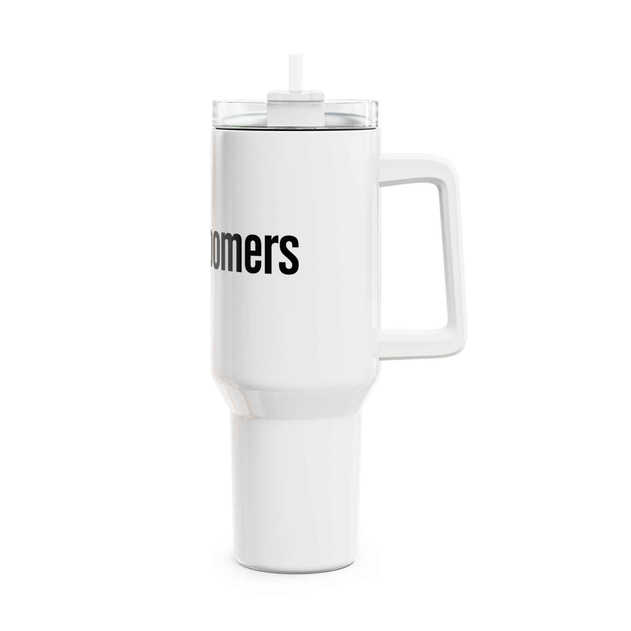 PICKLEBOOMERS - White - 40oz Travel Tumbler